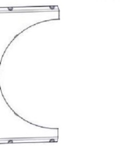 Wall covering half CL-820 gray